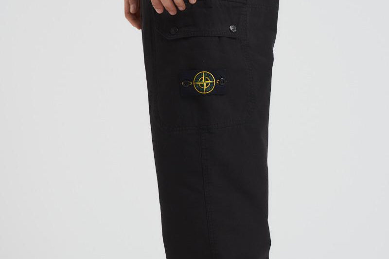 Pantalone uomo cargo nero 3100011 S0211V0029 STONE ISLAND 