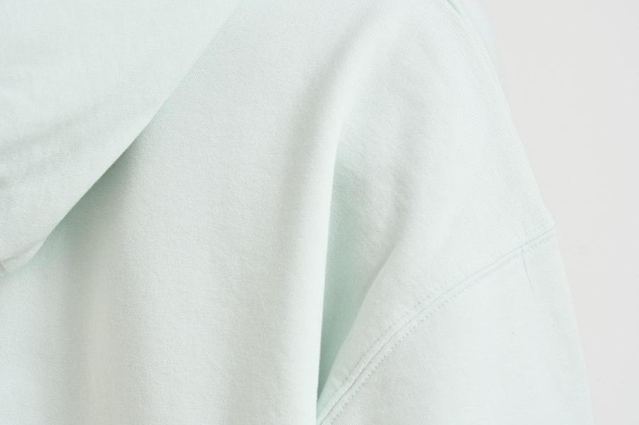Felpa donna con cappuccio verde pastello 11858 GEE1GREEN ANINE BING 