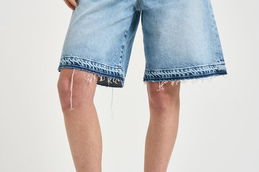 Bermuda donna Lulu in denim chiaro LULU 8819SKYBLUE ICON DENIM 