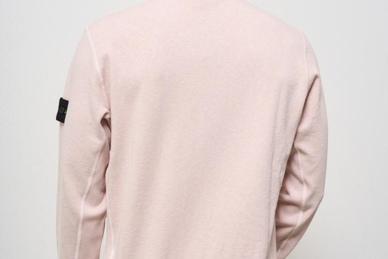 Felpa uomo girocollo rosa 6100020 S0060V0182 STONE ISLAND 