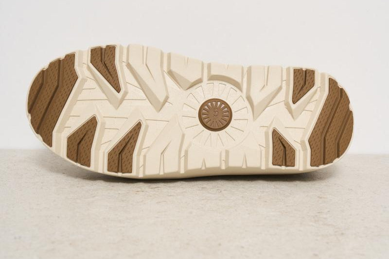 Scarpa bassa uomo Lo Lowmel in gomma e suede cammello 1144096 CHESTNUT UGG 