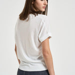 T-shirt donna girocollo bianca JG000312D 520561000 HERNO 