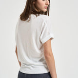 T-shirt donna girocollo bianca JG000312D 520561000 HERNO 