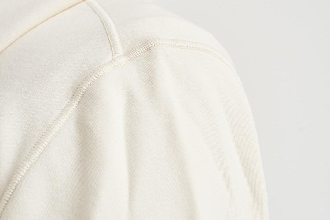 Felpa uomo con zip panna 6100061 S0051V0093 STONE ISLAND 