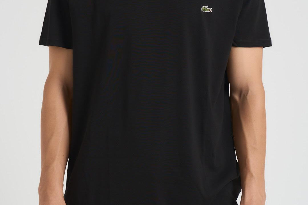 T-shirt uomo girocollo nero TH6709 031 LACOSTE 