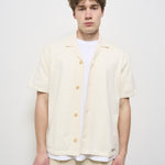 Camicia uomo in cotone panna LDM310155 215215IVORY LES DEUX 