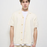 Camicia uomo in cotone panna LDM310155 215215IVORY LES DEUX 