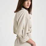Abito donna chemisier ghiaccio 106654A18E ARIANEI18 PINKO 