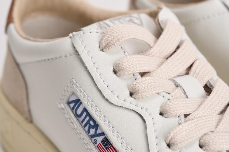 Sneakers donna Medalist panna, beige e cammello AULW LS02 AUTRY 