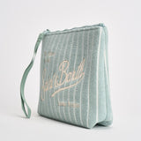 Pochette donna Aline in spugna a righe ALINESPONGE 02811L MC2 SAINT BARTH 