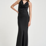 Abito donna lungo nero 16115 NERO ACTUALEE 