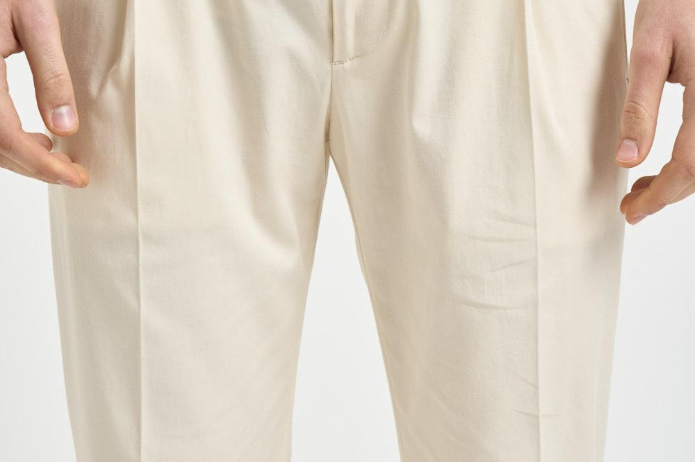 Pantalone uomo Retro dritto panna RETRO DG1730XECRU BERWICH 