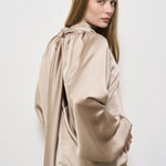 Camicia donna satinata beige T170941C GREIGE THE ANDAMANE 