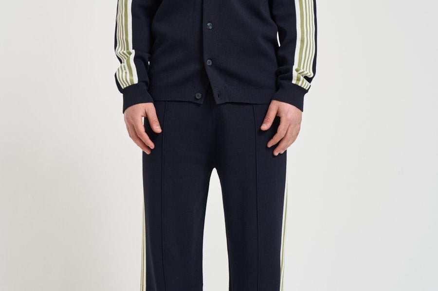 Cardigan in maglia blu navy JAPM 026B AUTRY 