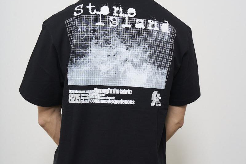 T-shirt uomo girocollo nera 2100016 S0093V0029 STONE ISLAND 