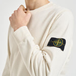 Felpa uomo girocollo panna 6100060 S0051V0093 STONE ISLAND 