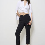 Pantalone donna slim nero PA076 110 ELISABETTA FRANCHI 