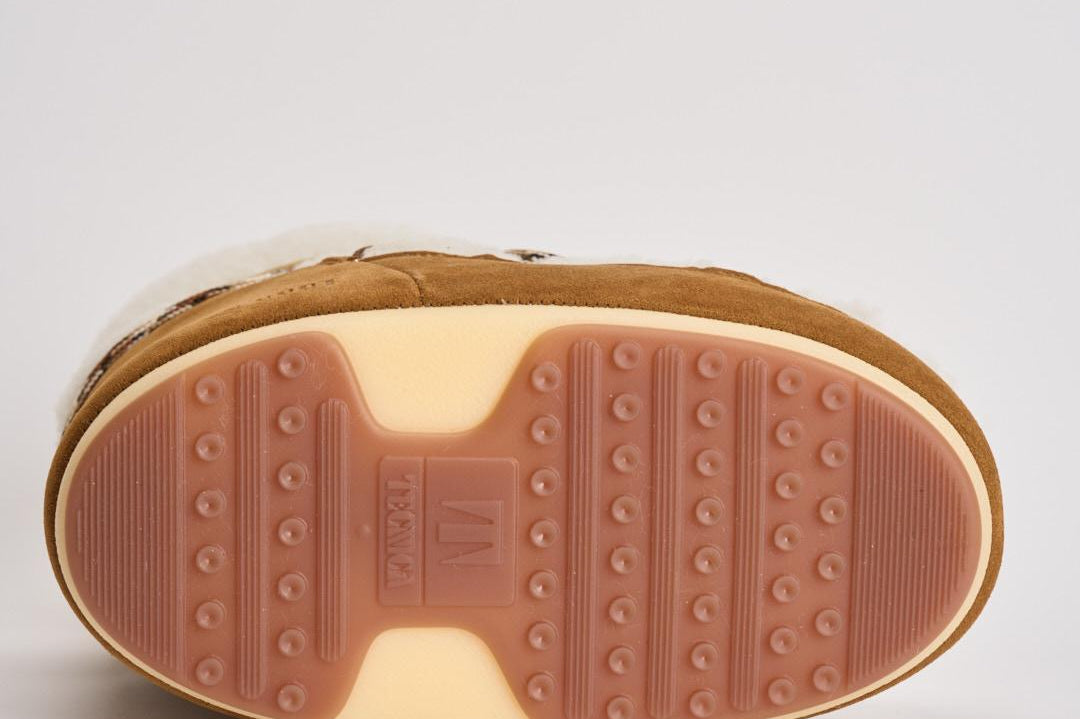 Stivale donna da neve cammello e bianco 1409580 MA03WHISKYOFFWHITE MOON BOOT 