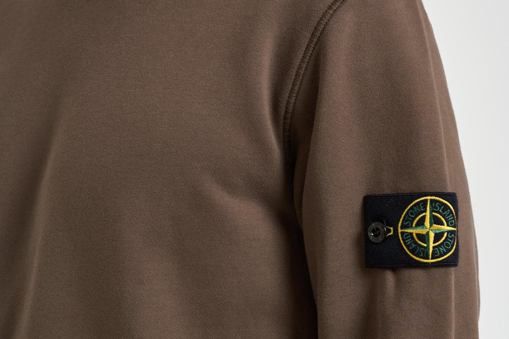 Felpa uomo girocollo marrone 6100060 S0051V007C STONE ISLAND 