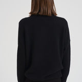 Dolcevita donna Heidi in cashmere nero 202113 BLACK LISA YANG 