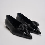 Ballerina donna a punta nera 115979100 BLACK100 ROTATE 
