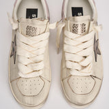 Sneakers donna Stardan bianche e rosa GWF00128 F00727682942 GOLDEN GOOSE 