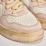 Sneakers donna Medalist vintage bianche e rosa AVLW SV08 AUTRY 