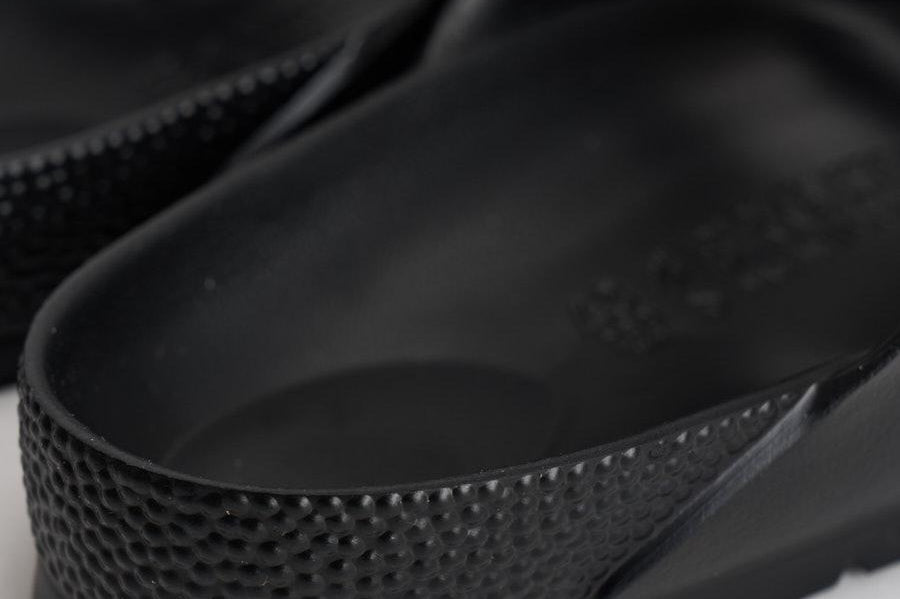 Sandalo uomo Arizona gomma nero 129421 BLACK BIRKENSTOCK 