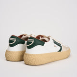 Sneakers donna Vintage Vegan Leather bianche e verdi PU101V020 VISCHIO PURAAI 
