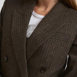 Giacca donna gessata Jevima marrone VE0538FC C3F01I50DZ ISABEL MARANT 