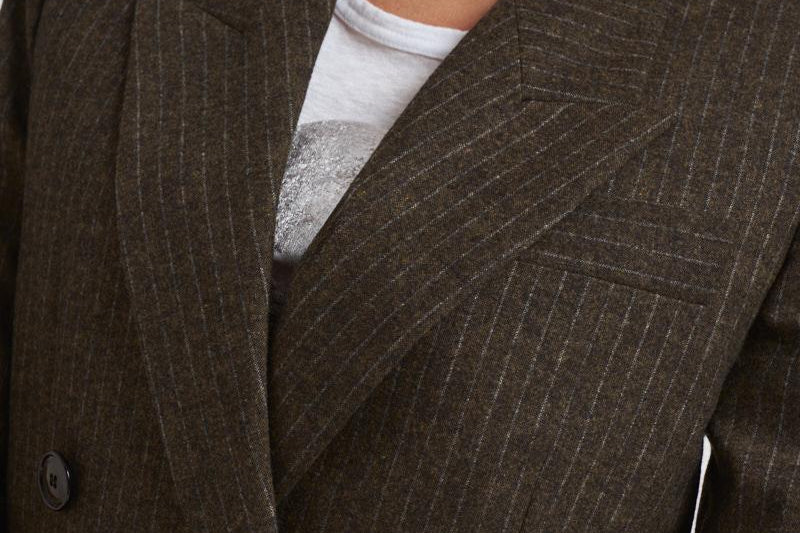 Giacca donna gessata Jevima marrone VE0538FC C3F01I50DZ ISABEL MARANT 