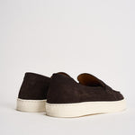 Mocassino uomo in suede marrone scuro 3546 VISONEM23 DOUCAL'S 