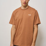 T-shirt uomo girocollo marrone ATH084 094 BARROW 