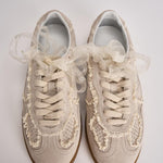 Sneakers donna crochet crema S100823 01 ALOHAS 