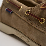 Mocassino donna Portland da barca in suede taupe 77131JW AF0 SEBAGO 
