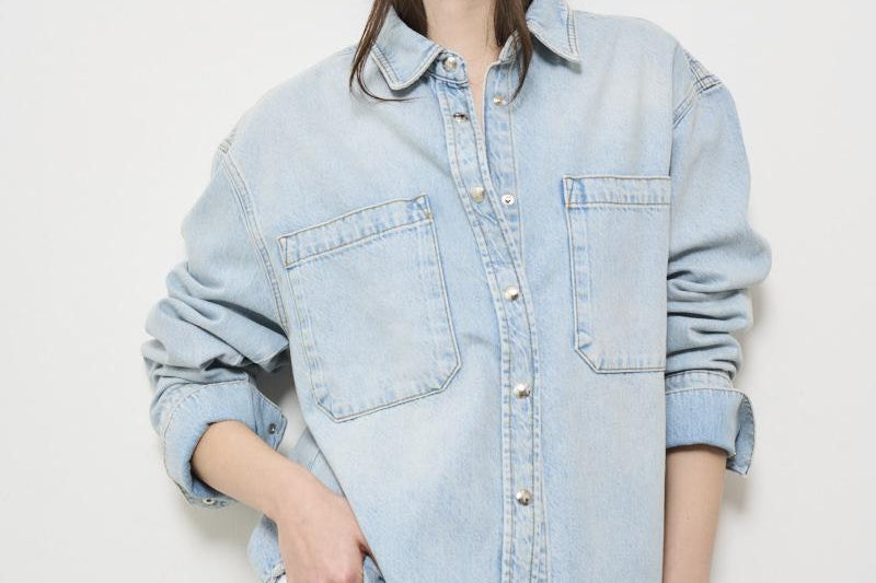 Camicia donna in denim chiaro 10239 WHD24 ANINE BING 