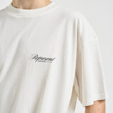 T-shirt uomo girocollo bianca 41201 072FLATWHITE REPRESENT 