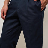 Pantalone uomo gamba dritta blu ARECHI 282878 SANTANIELLO 