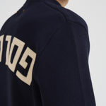 Maglia uomo girocollo blu notte GMP00841 P00066250486 GOLDEN GOOSE 