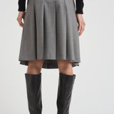 Gonna donna midi Gimmy grigia GIMMY 010 MAX MARA STUDIO 