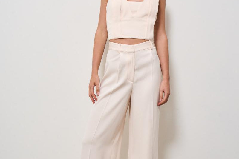 Top donna Sonna cropped rosa SONNA IVORY IRO 