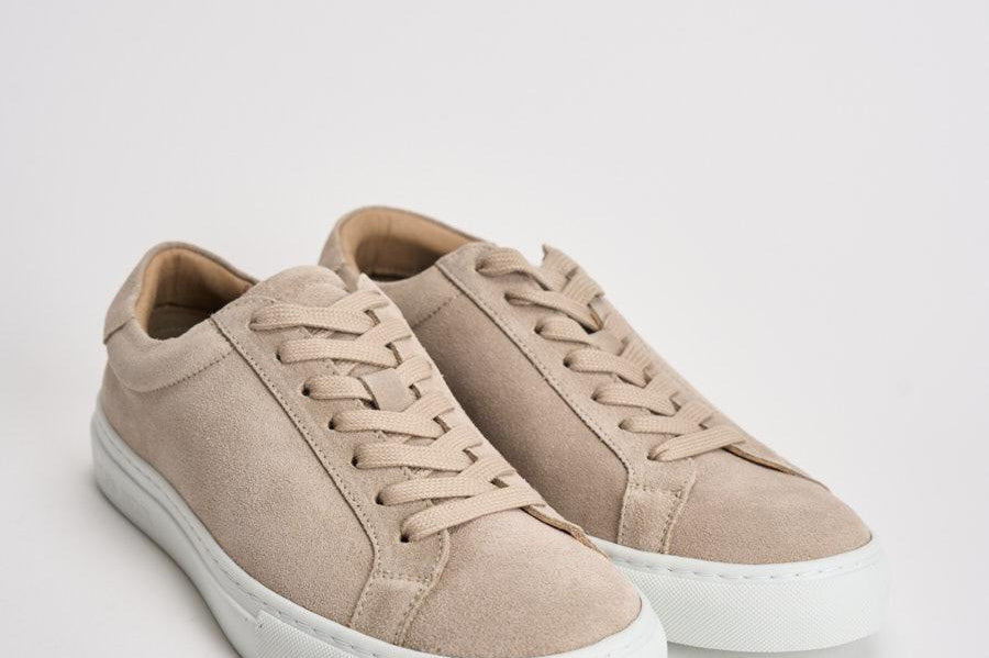 Sneakers donna in suede beige 1001614 LIGHTSAND LES DEUX 