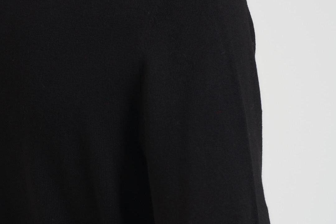 Maglia uomo girocollo con ricamo nera HERON LTEMBRYCARMORITZ00 MC2 SAINT BARTH 