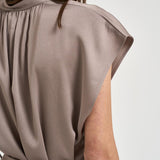 Abito donna chemisier tortora 31325 0340TAUPE FILIPPA K 