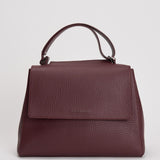 Borsa donna Sveva Soft Media a spalla in pelle con tracolla chianti BT2006SOF CHIANTI ORCIANI 
