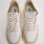 Sneakers donna Medalist low in suede e oro AULW LS75 AUTRY 