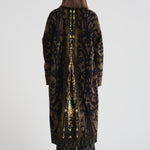 Cappotto lungo Revdox in fantasia nero 12438 516458 PIERRE-LOUIS MASCIA 