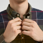 Camicia uomo tartan verde e blu MSH4992 TN52 BARBOUR 