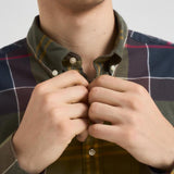 Camicia uomo tartan verde e blu MSH4992 TN52 BARBOUR 