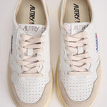 Sneakers donna medalist low in suede e bianca AULW LS33 AUTRY 